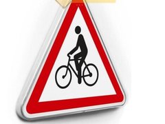 Indicator pentru avertizare biciclisti